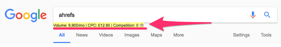 keyword planner keywords everywhere 
